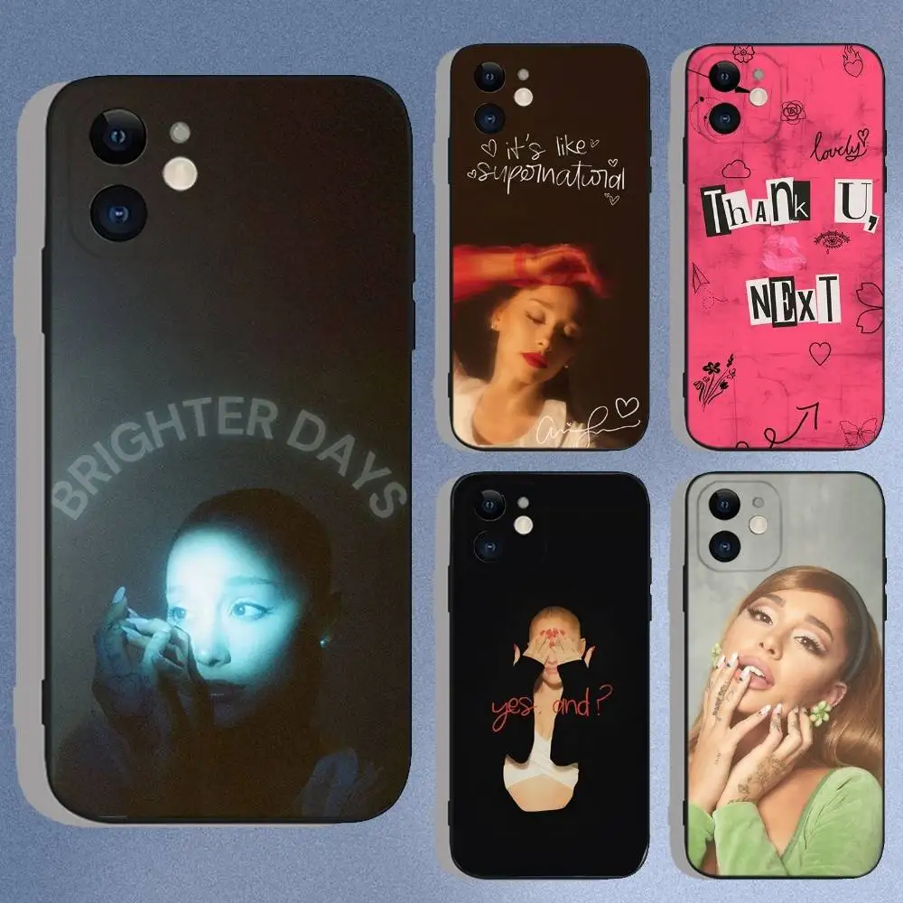 

Brighter Days Ariana Grande Phone Case For iPhone 16e,16,15,14,13,12,11,XS,XR,X,8,7,Pro,Max,Plus,Mini Silicone Black Funda Shell
