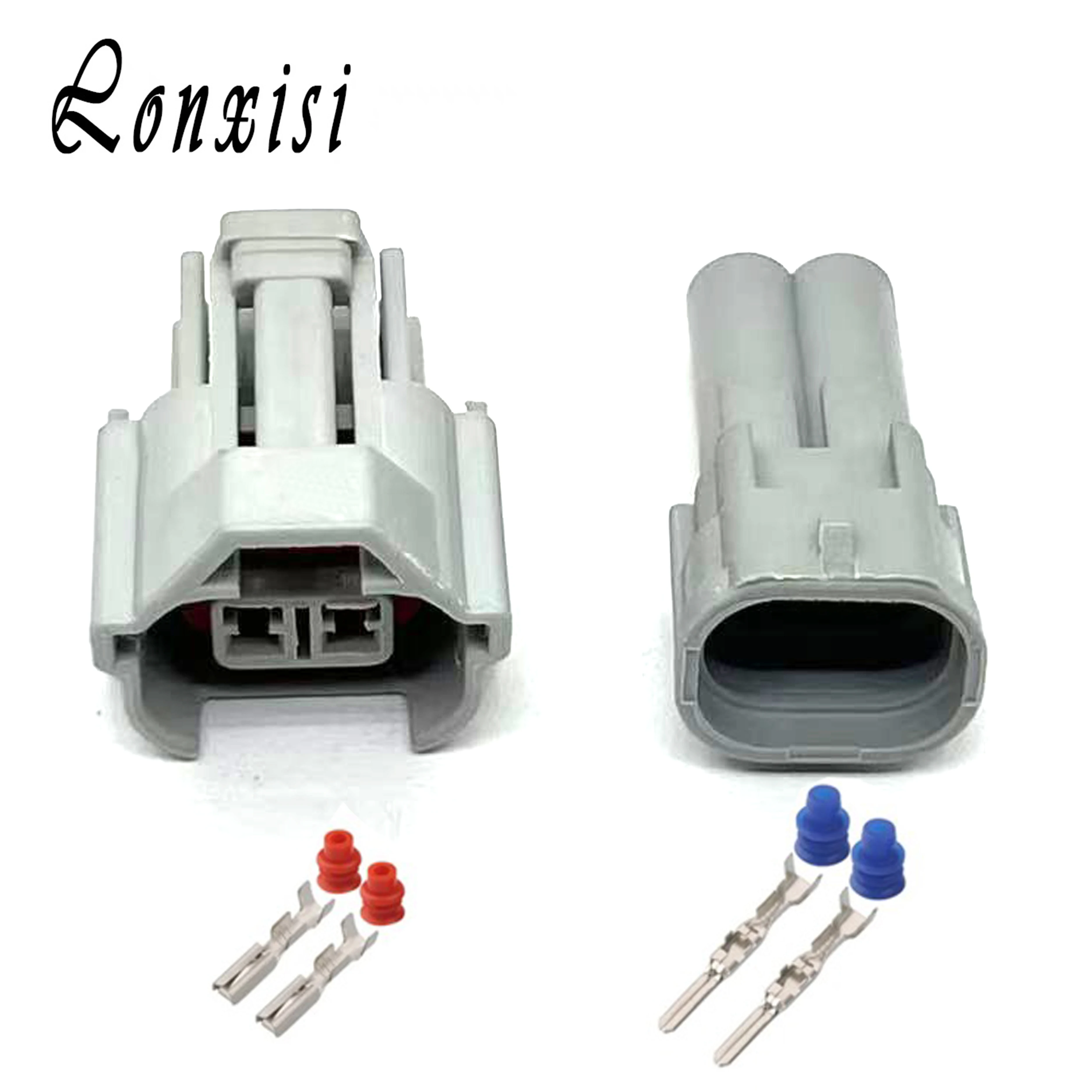 

2/10/20/50 Sets 2 Pin 6189-0553 Denso In Title EV1 US 6180-2405 Car EV6 Fuel Injector Waterproof Male Female Connector Housing