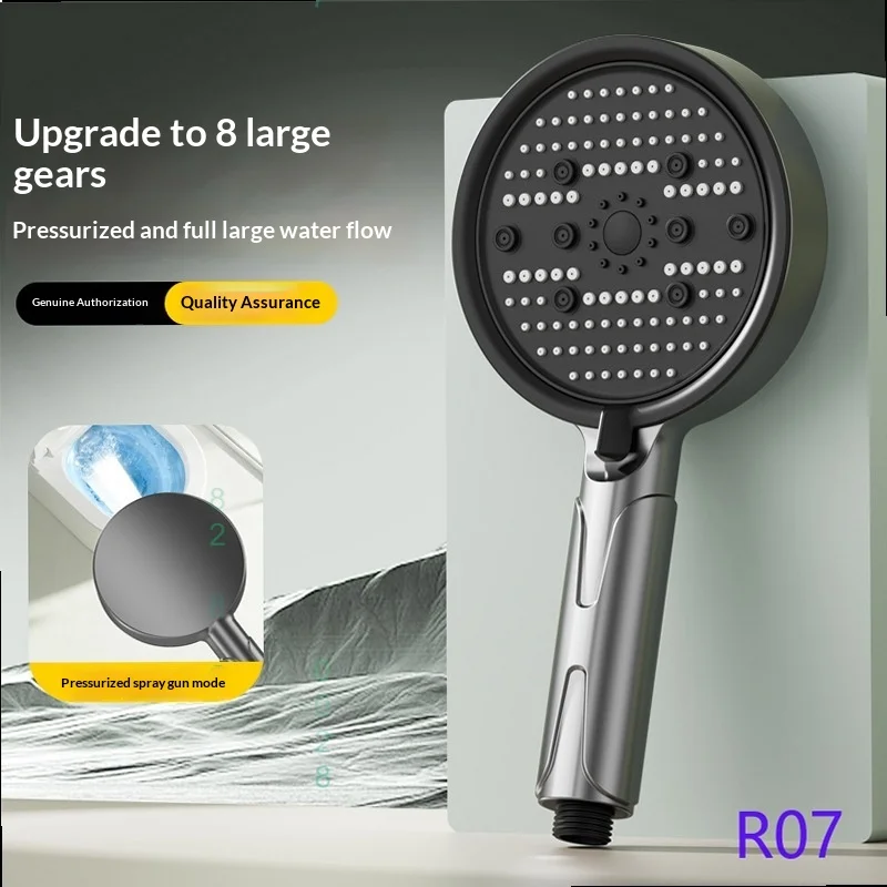 Cross Shower Head High Pressure Handheld Sprayer Dual Use Anti-Fall