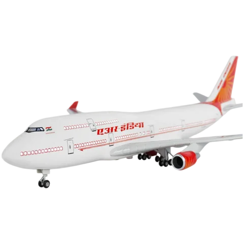 Boeing 747 Air India 1/200 Scale Resin 31cm, Aircraft Model, Collectible, Toy for Kids, Miniature Items, Aviation Gift, Airport