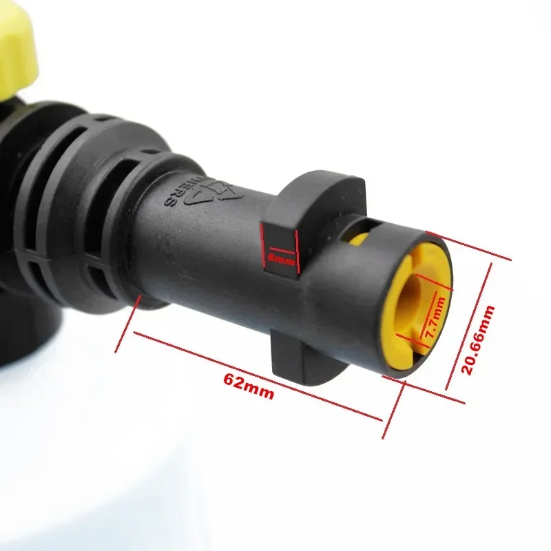 750ML Snow Foam Lance For Karcher K2 K3 K4 K5 K7 Car Pressure Washers Soap Foam Generator With Adjustable Sprayer Nozzle