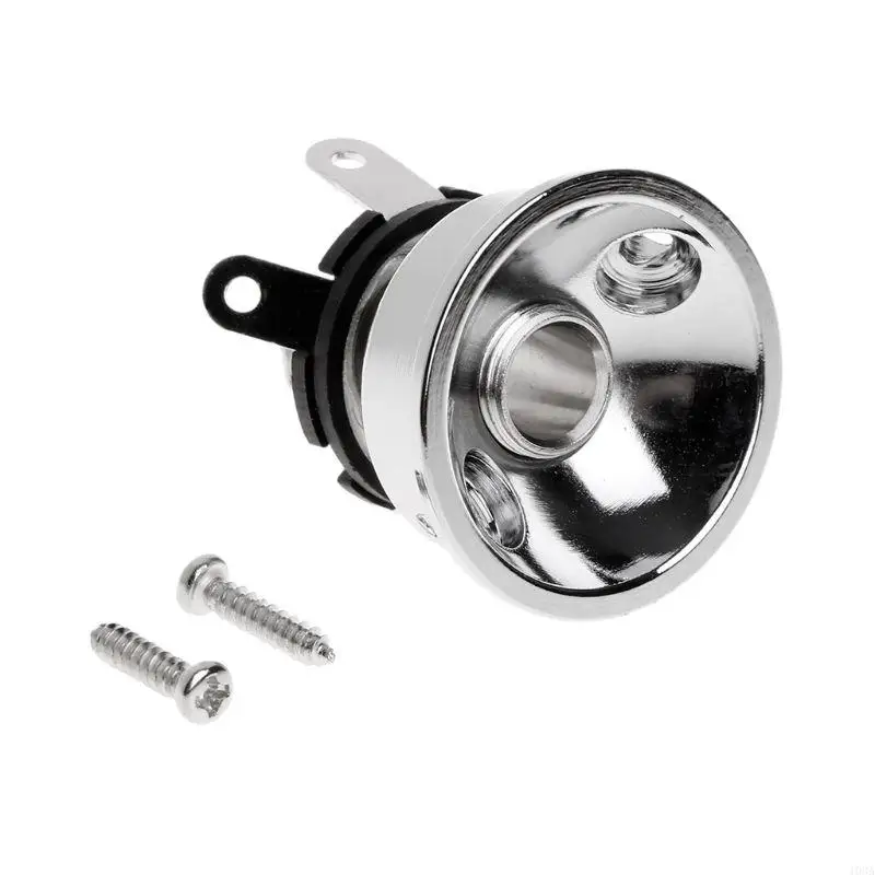 

103A for 6.35mm Plug Electrosocket TL Silver Electric Guitar Socket Plate