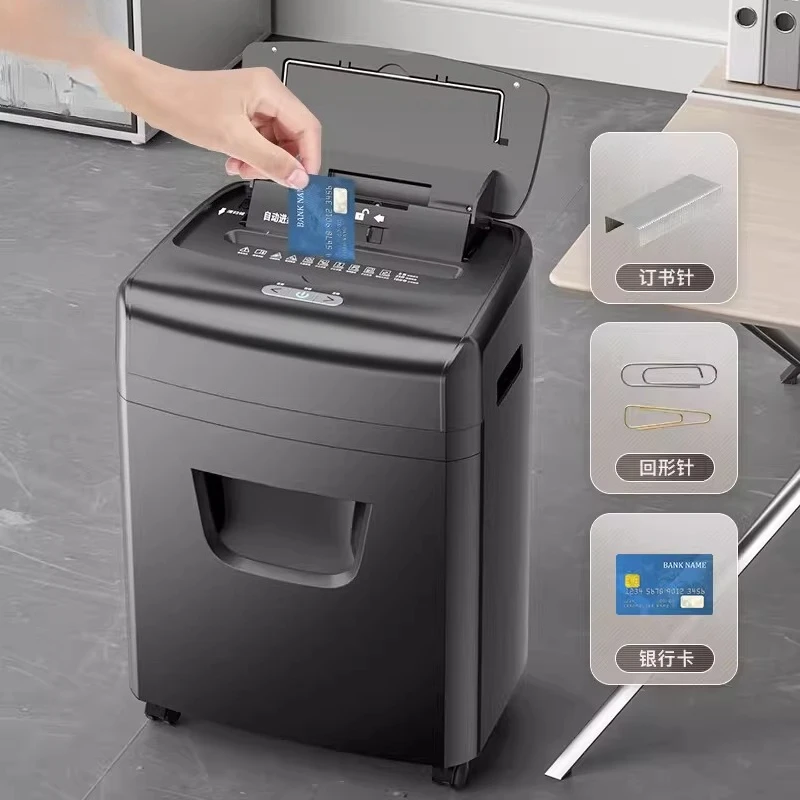 Automatic Shredder Large 160 Sheets Commercial Shredder Shreddable Staples