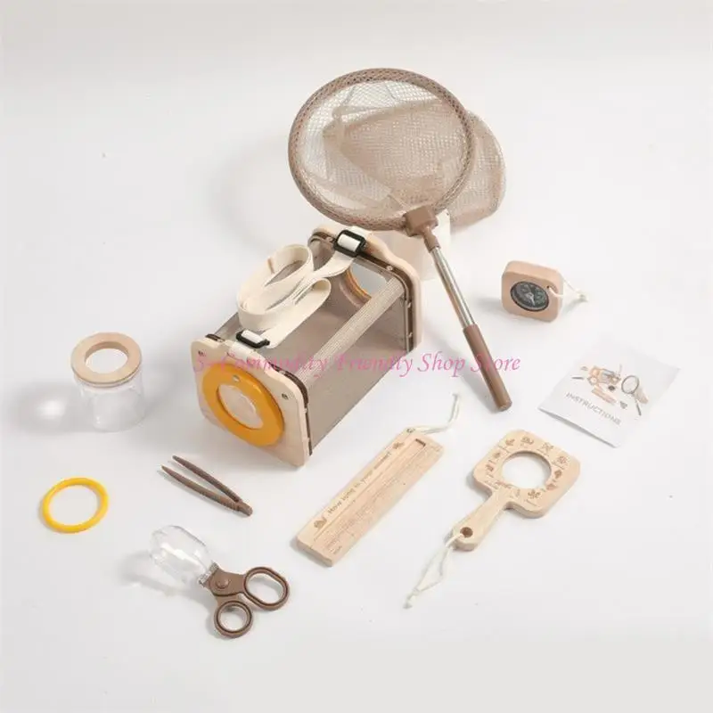 85AE Insect Collecting Kits with Observation Box For Kids Outdoor Nature Explore