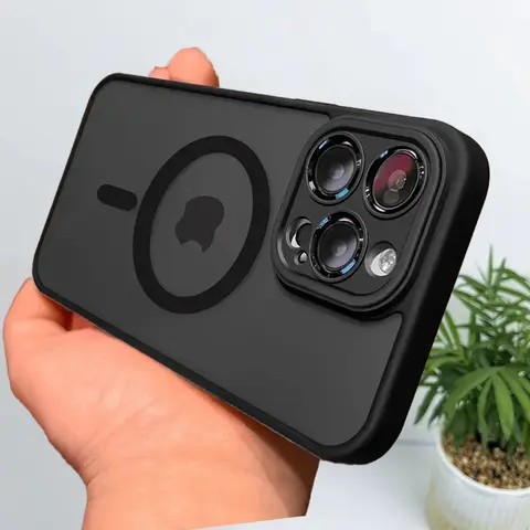 For MagSafe Wireless Charging Magnetic Case For iPhone 18 17 16 15 14 13 12 11 Pro Max Luxury Matte Translucent Shockproof Cover