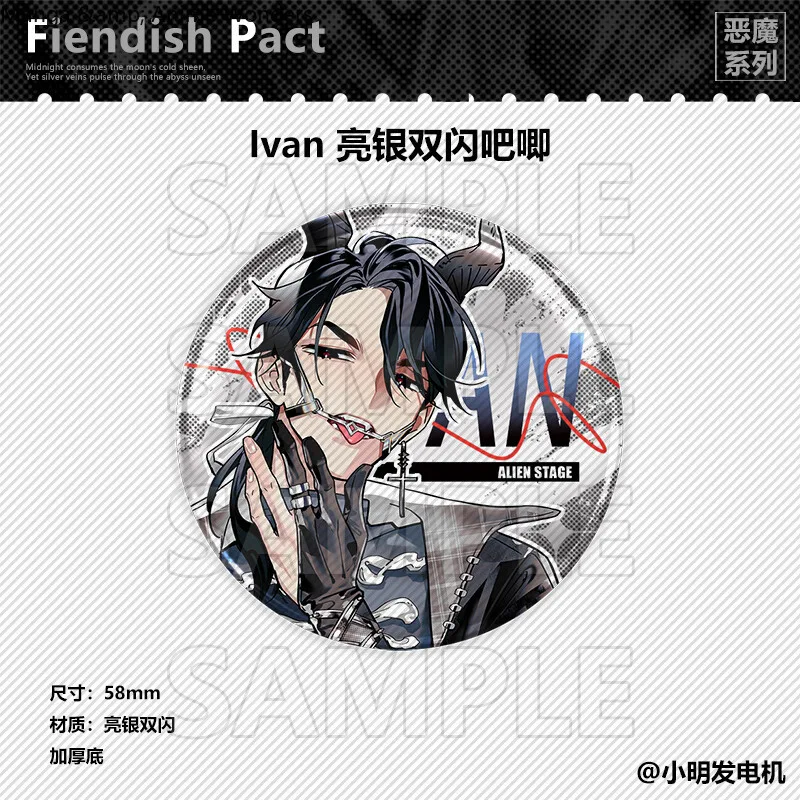 أنيمي الغريبة المرحلة إيفان حتى تأثيري شيطان سلسلة الشكل الاكريليك حامل الكرتون شارة شعار بطاقات شفافة بطاقة كم هدية