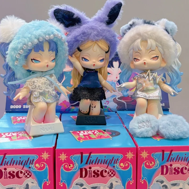

Аутентичная Dododonami Vinly слепая коробка серии Midnight Disco кулон мобильная кукла модный игровой орнамент кукла ручной работы подарок
