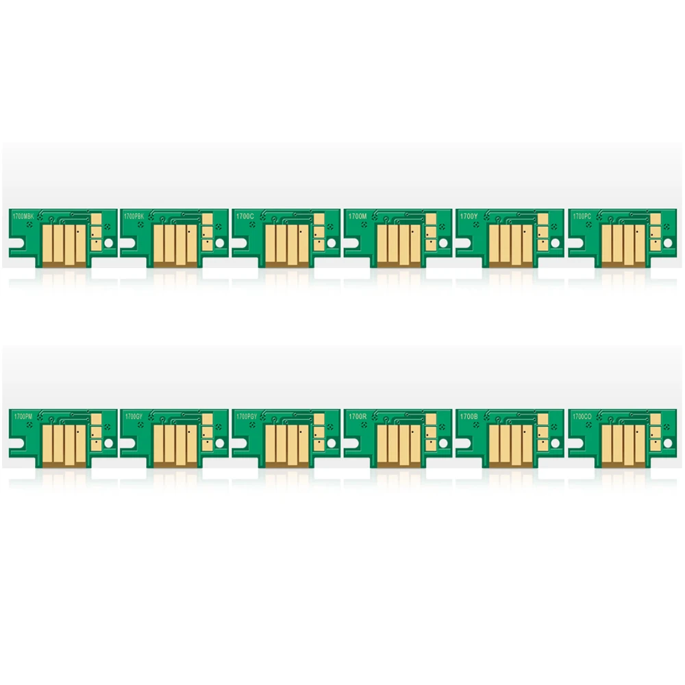 PFI-1700 PFI1700 Permanent Cartridge Chip For Canon PRO-2000 PRO-2100 PRO-4000 PRO-4000S PRO-6000 PRO-6100 Printer PFI 1700 Chip