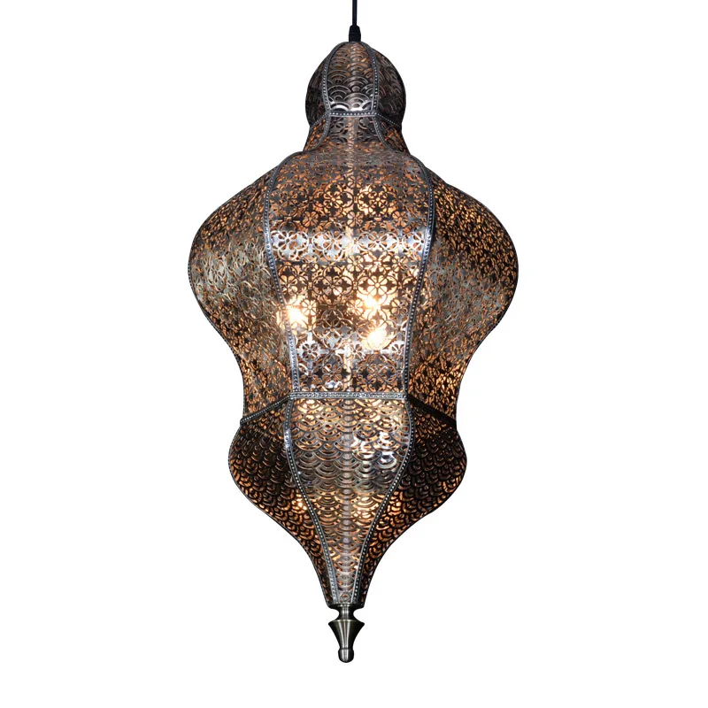 South East Asia Vintage Chandelier Xinjiang Arabian Style Restaurant Clubhouse Wine Bar Moroccan Thai Decorative Lamps