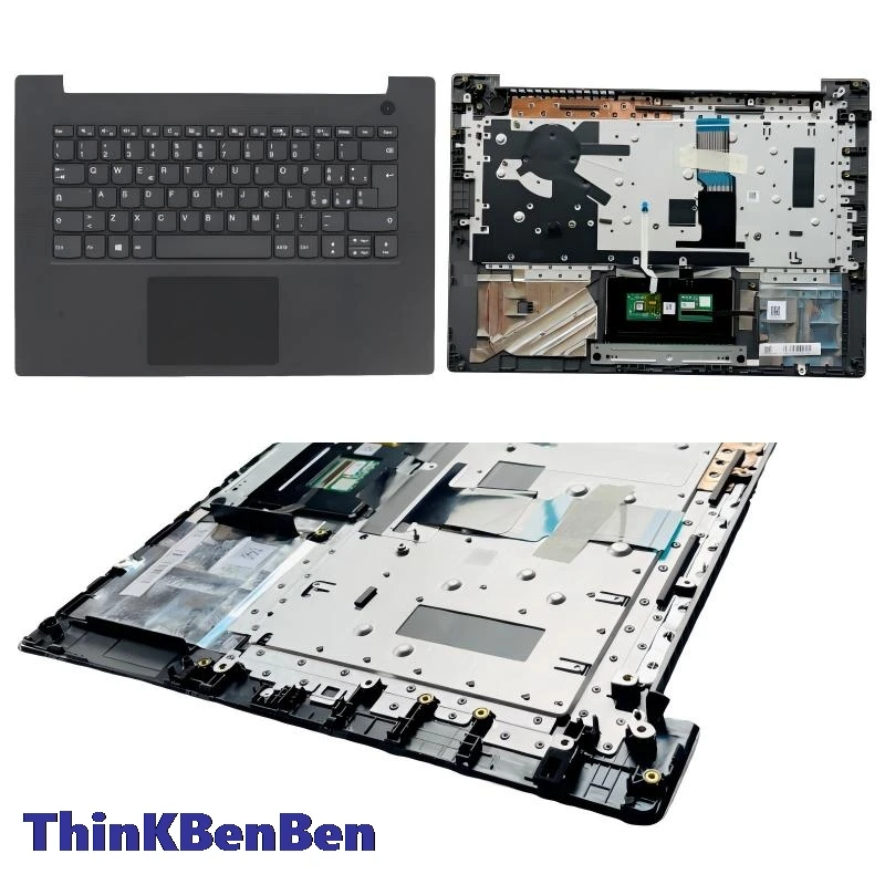 

IT итальянский железно-серый верхний чехол для клавиатуры, упор для рук, чехол для Lenovo V130 14 14IKB 14IGM 5CB0R34910