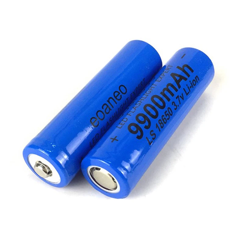 1Pc 18650 batteria ricaricabile batteria 3.7V 18650 9900mAh capacità batteria ricaricabile agli ioni di litio per batteria torcia torcia