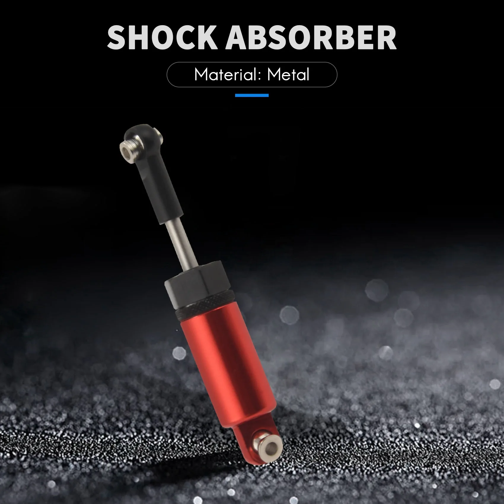 FBIL-4Pcs Alloy Shock Absorber For WPL 1:16 Henglong C-14 C-24 Pickup Crawler Half Truck RC Car Spare Parts Upgrade Modified Par
