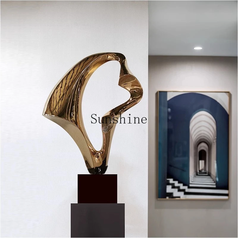 

Stainless steel ornament metal art home jewelry trend creative gift hotel lobby entrance ornament