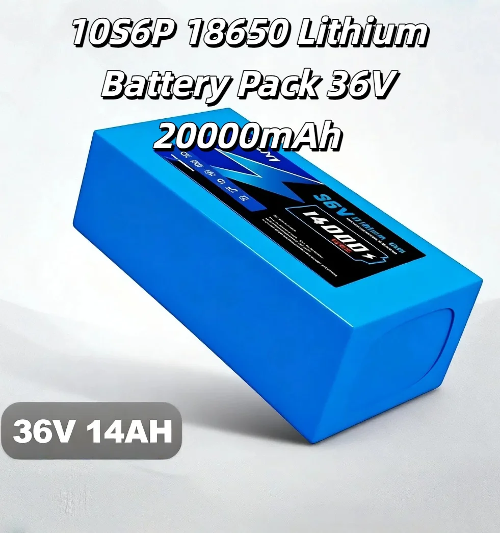 

10S6P 18650 Lithium Battery Pack 36V 20000mAh (20Ah) 42V ForElectric Scooter Battery, Stable Performance for Electric Scooters