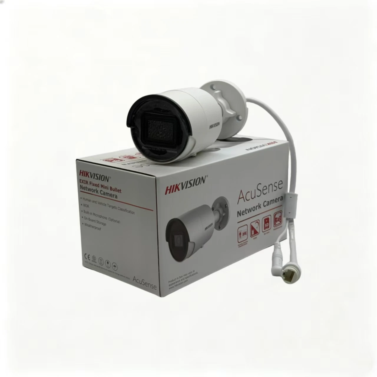 Hikvision DS-2CD2043G2-I 4MP IP Camera AcuSense Bullet Outdoor Security Camera  H.265+ IP67 Waterproof PoE IR Night Vision