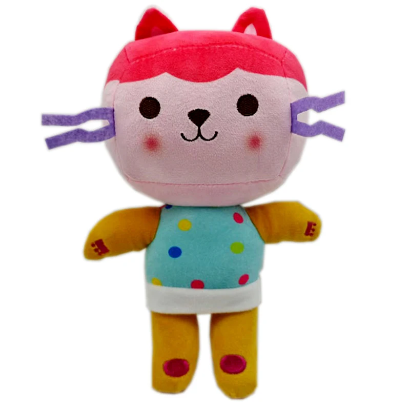 Gabby Doll House Plush Toy Cartoon Stuffed Animal Mermaid Cat Mermaid Plush Doll Children's Christmas Gift