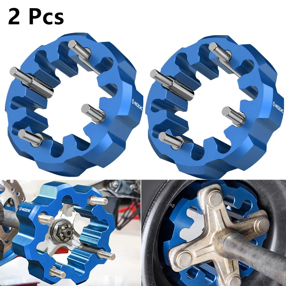 

NICECNC 2 Pcs ATV Rear Wheel Hub Centric Spacer for Polaris Outlaw 500 2006-2007 Predator 500 2004-2007 6061-T6 Aluminum
