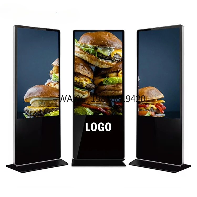 

Smart Kiosk Vertical LCD Advertising Display Interactive Panel Digital Signage Totem With Floor Standing Touch Screen