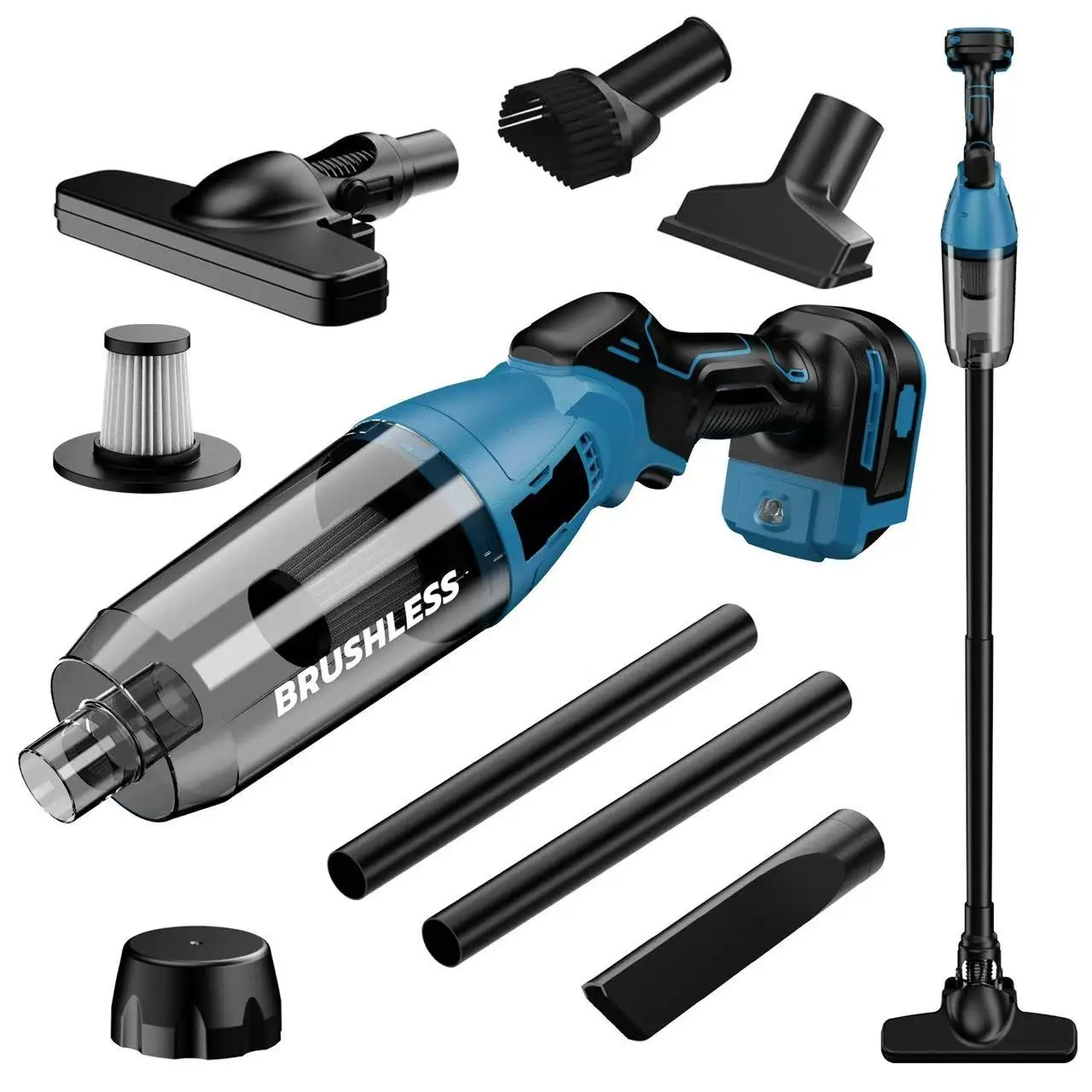 Vacuum Cleaner Handheld Cordless Powerful Vacuum Cleaner Multi-function Dust Collect Machine For Makita/Dewalt/Milwaukee Battery - view 6