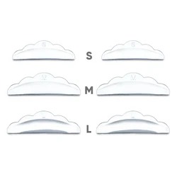 3 Pairs Self-adhesive Eyelash Extension Lifting Perm Silicone Pads Reusable 3D Lash Curling Pads Curler Applicator Makeup Tools