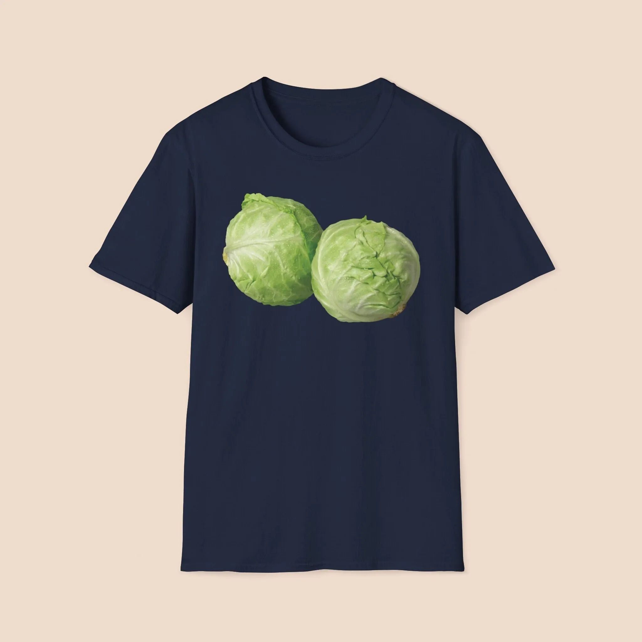 Cabbage T Shirt Vegetable For Hater Vegan Vegetarian Lover Funny Food Vege Art Print