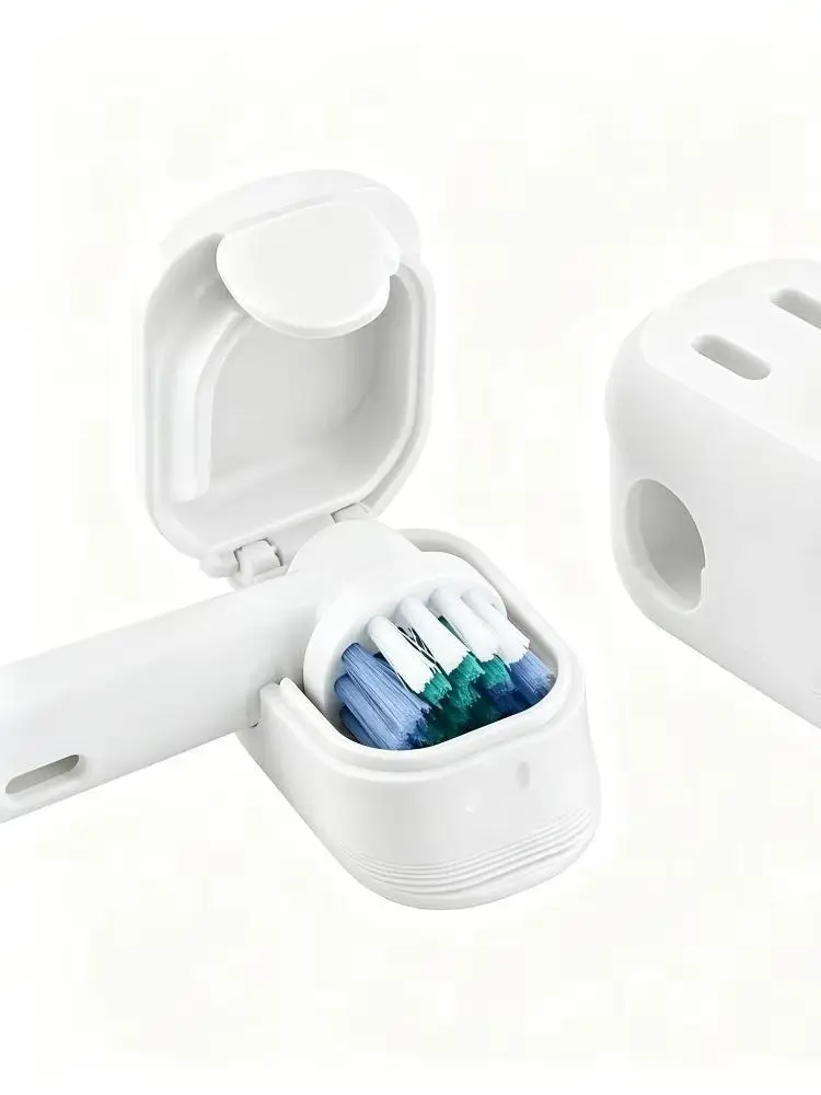 2 Pieces of Electric Toothbrush Head Covers with Ventilation Holes, Suitable for Oral-B