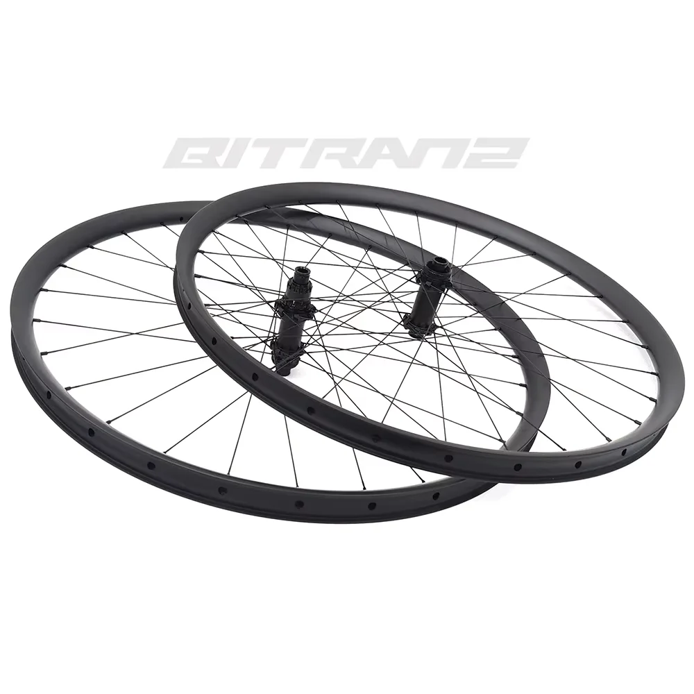 29er vélo léger XC Boost roues en carbone 23mm disque asymétrique 28/30/32/34/36mm Goldix M160SL cliquet vtt vélo Tubeless roues