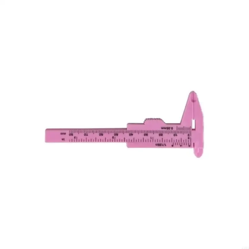 0.1mm Resolution Plastic Verniers Calipers Strong Designs School Measuring Instrument Tool for Precise Measuring Tasks