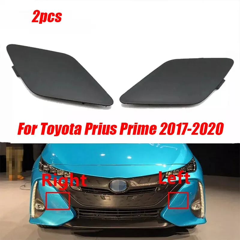 

Front RH&LH Side Bumper Tow Hook Eye Cap Cover For Toyota Prius Prime 2017-2020