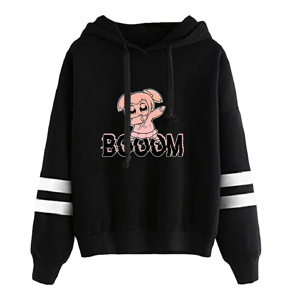 

Pop Team Epic Anime Unisex Pocketless Parallel Bars Sleeve Sweatshirts Women Men's Hoodie New Japan Manga Harajuku Clothes