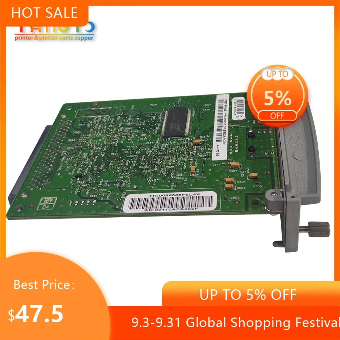 

Новая оригинальная сетевая карта JetDirect 630N J7997G Ethernet для внутренней печати и принтер-плоттер DesignJet