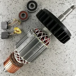 Anclaje de Rotor de armadura AC220V-240V, reemplazo para amoladora angular Makita GA7020 GA9020, accesorios para herramientas eléctricas