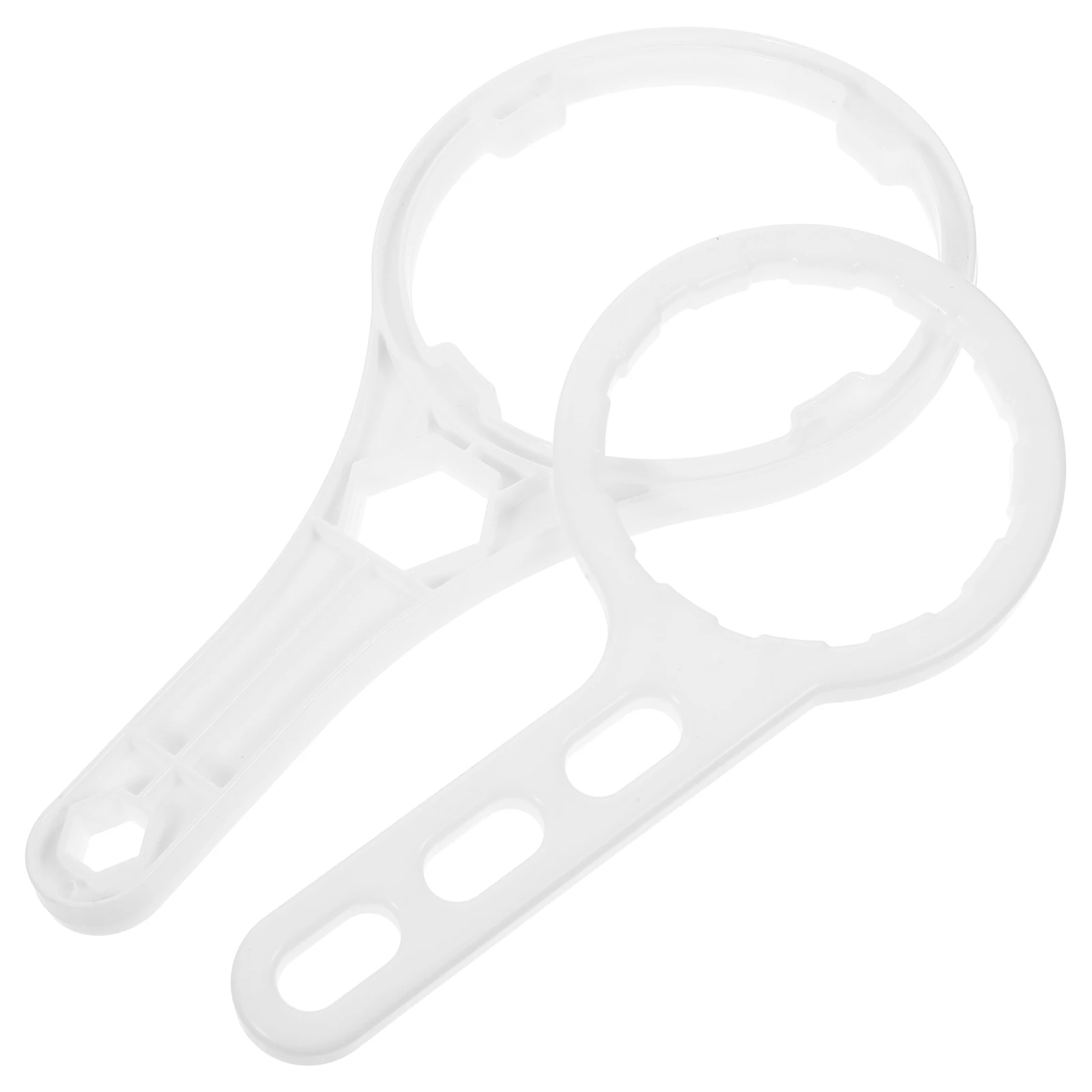 

2pcs 10 Inch Filter Housing Wrench Membrane Shell Wrench White Plastic Water Tool Spanner Durable Replacement Reverse Canister