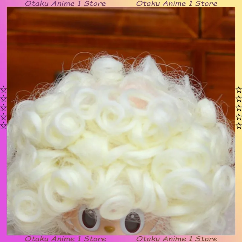 حار Labubu 3.0 الملابس مارلين مونرو فستان أبيض كلاسيكي مع شعر مستعار مجموعة صغيرة أفخم دمية الملابس موضة إكسسوارات دمي هدية