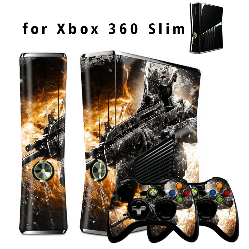 تغليف حماية لجهاز Xbox 360 مع لاصقات مخصصة من DATA FROG