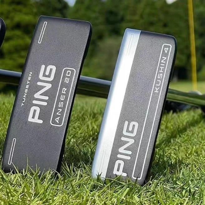 Ping Golf Club Golf Putter - Diseño de alineación ergonómico plateado (para hombres y mujeres), tecnología de absorción de impactos de dos tonos