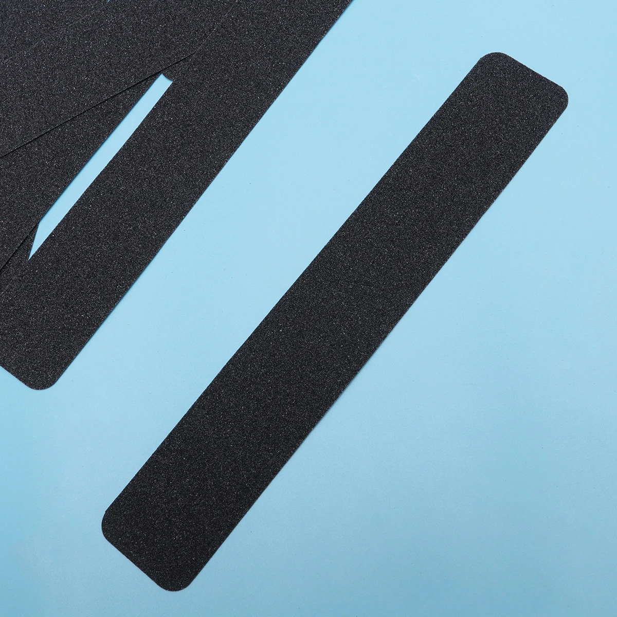 

10 Pcs Black Frosted Anti Slip Tape Water Resistant Adhesive For Stairs Walkways Garden Stage Skateboard Floors Decks