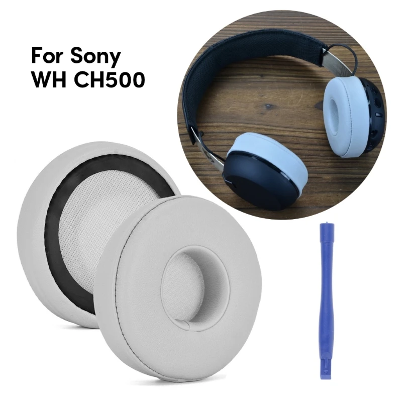 Replacement Leather Ear Pads Soft Memory Foam Cushion for Sony WH-CH500 / WH-CH510 Headphone Earpad Headset Accessories
