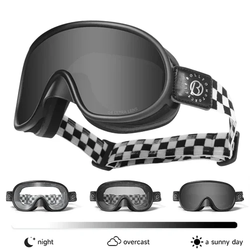 Gafas fotocromáticas con protección UV para Motocross, gafas de carreras antiviento a prueba de polvo para ATV todoterreno, Dirt Bike, motocicleta, Antiparras