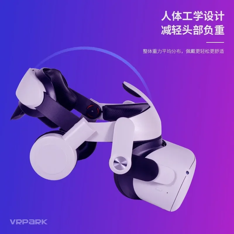 T2 replacement head wearing VR helmet, earphone adjustable VR glasses