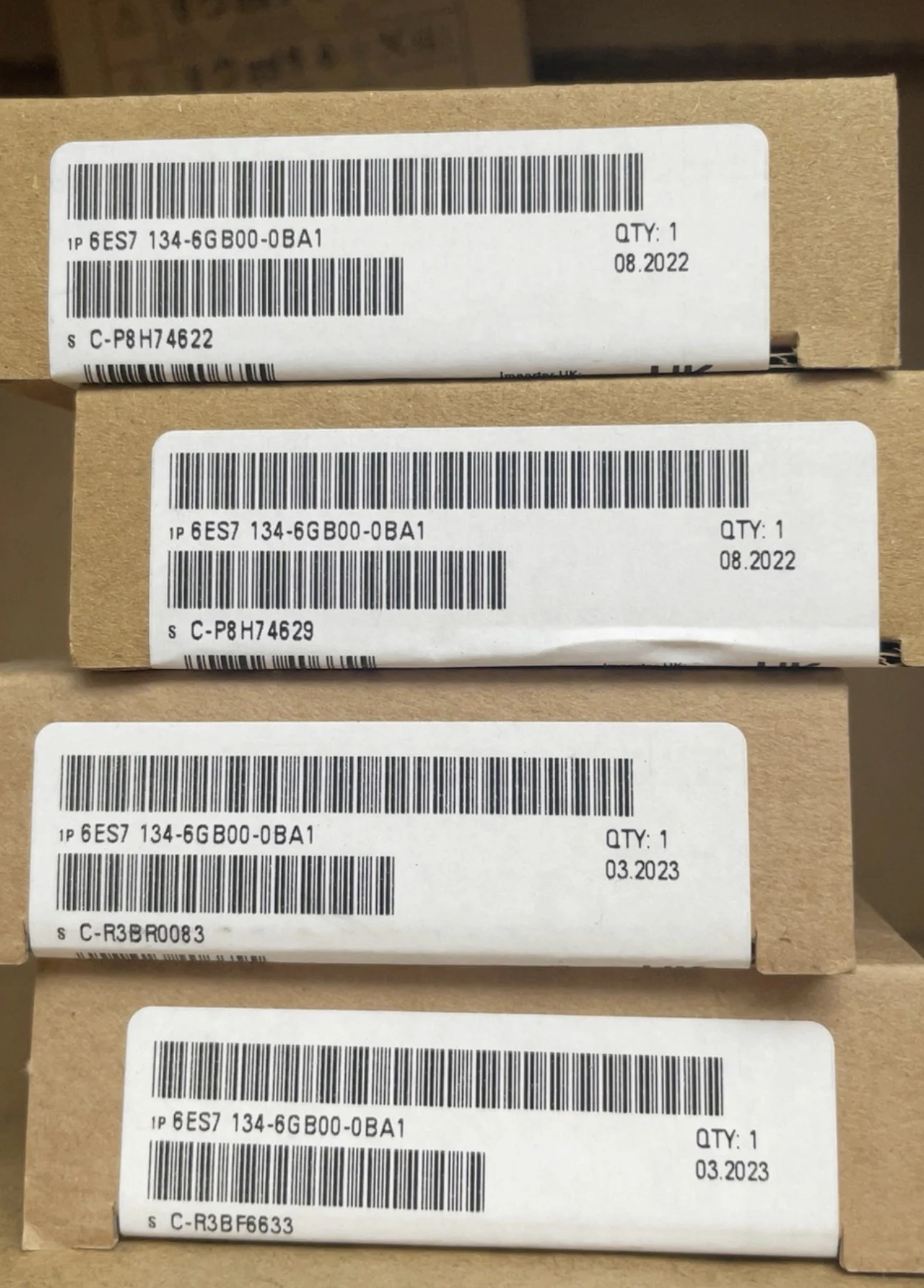 6ES7134-6GB00-0BA1 Módulo de entrada analógica SIMATIC ET 200SP AI 2xI de 2/4 cables en stock