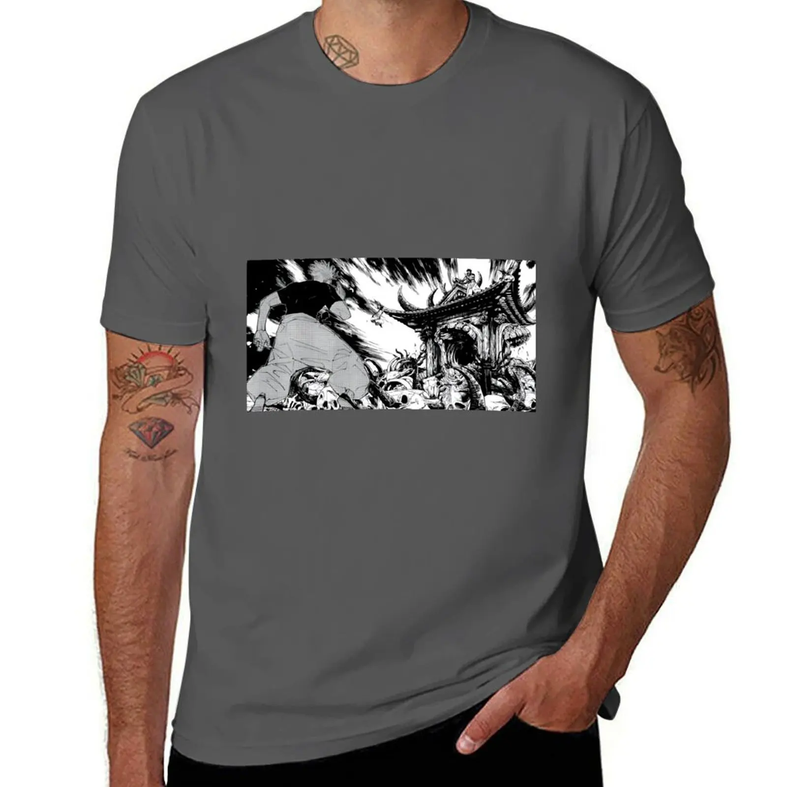 

Sukuna vs Gojo T-Shirt t shirts for man graphic tees man t shirt cotton high quality t shirt for man 100 percent cotton T-Shirt