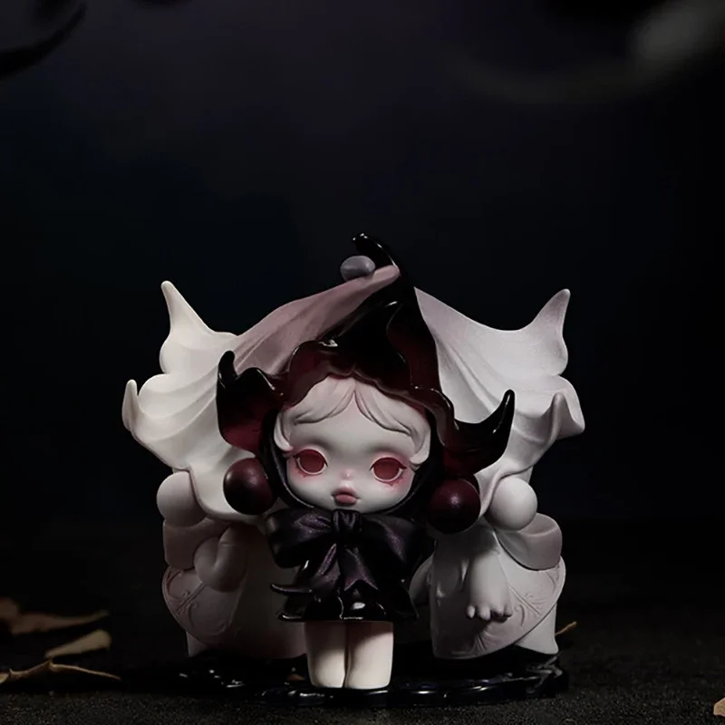 POPMART SKULLPANDA Petals In Four Acts Serie Blind Box Überraschungsbox Spielzeugpuppe Niedliche Anime-Figur Desktop-Ornamente
