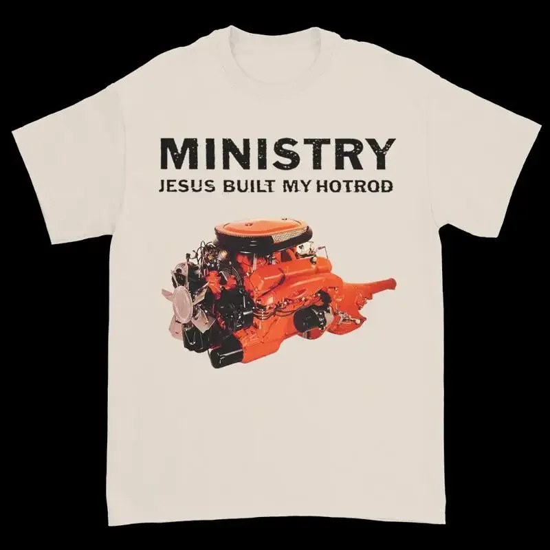 НОВАЯ футболка Ministry Jesus Built My Hotrod For Fan Sand всех размеров AR1024