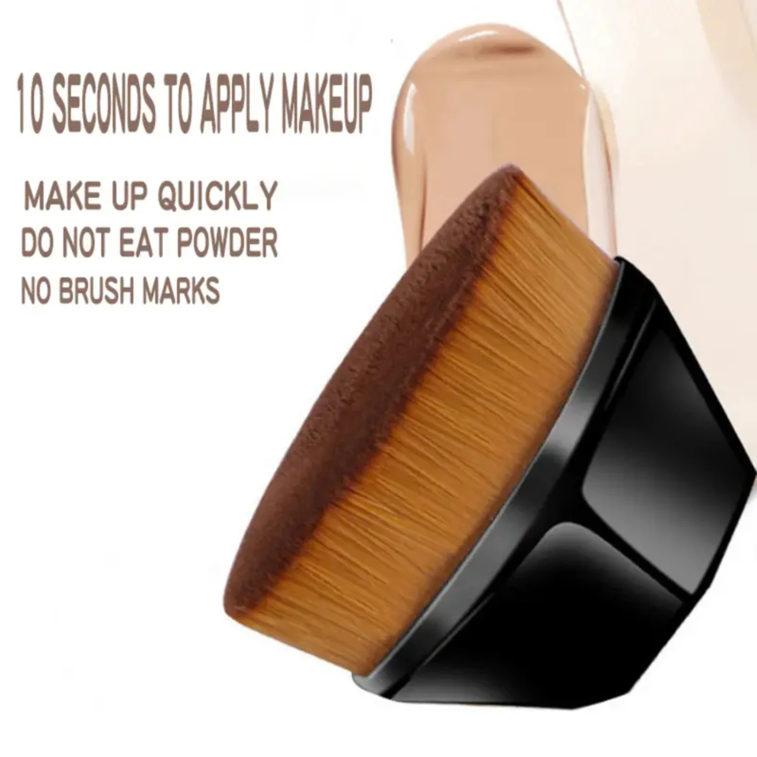 Soft Foundation Powder Blusher Liquid Face Brush for Smooth Application