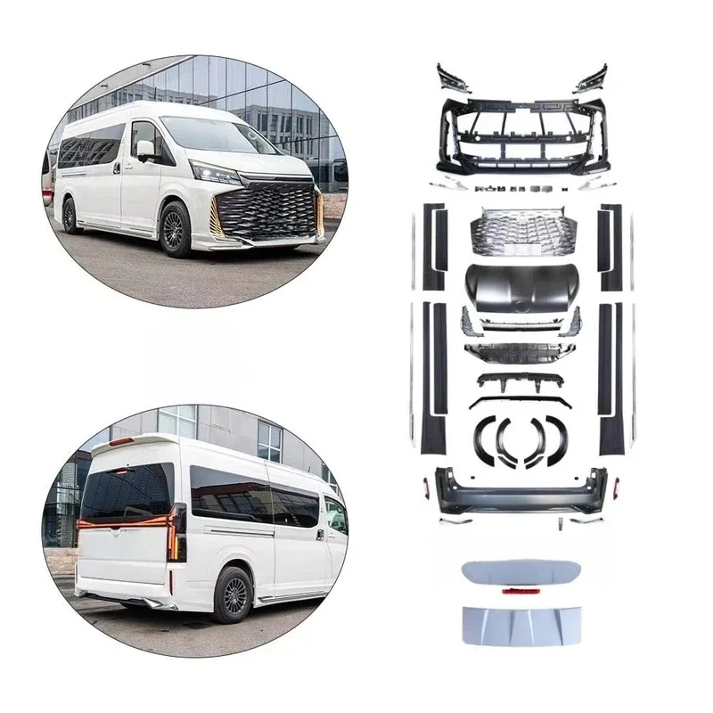 High quality kit for2019-2023 upgraded body kit with three eye headlights