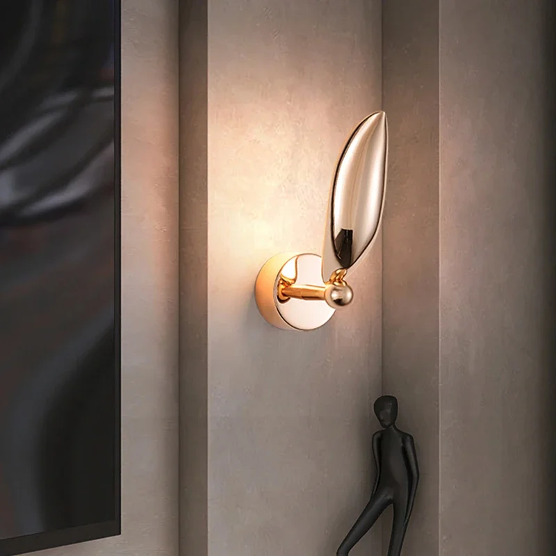 Imagem -05 - Modern Led Bird Wall Light Golden Bird Light Criativo Forma Gaivota Lâmpada de Parede para Estudo Quarto Luzes de Cabeceira Decoração do Quarto