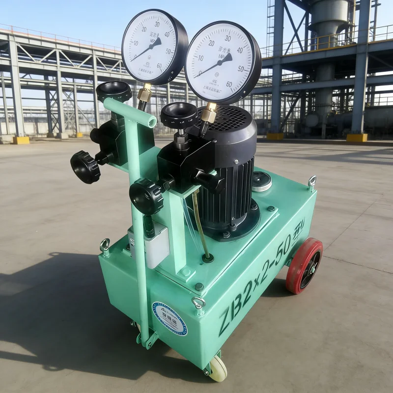 Prestressed Post Tension Double Acting Hydraulic Electric Oil Pump Power Pack for Jack