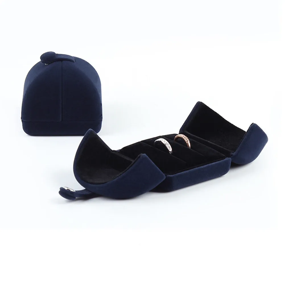 

3Pcs Jewelry Box Set Stylish Scratch-Proof Display Case for Necklaces Earrings Rings Birthday Christmas Gift Royal Blue