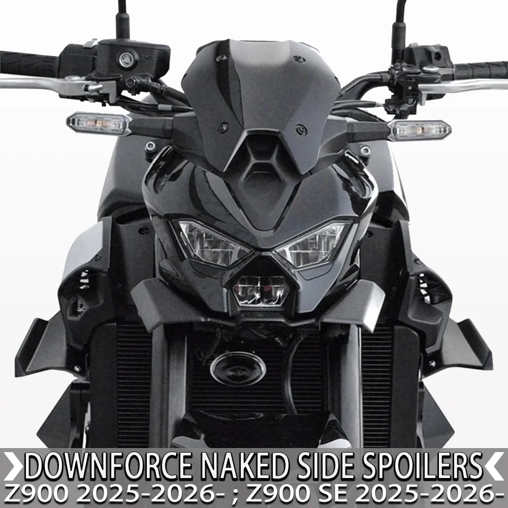 

Подходит для мотоцикла KAWASAKI Z900 SE 2025 2026 z900se Z-900: Аэродинамические боковые спойлеры (дефлекторы) из ABS-пластика для нейкед-моделей